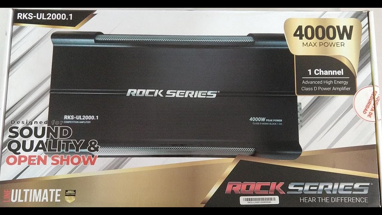 UNBOXING- Amplificador para Bajos ROCK SERIES.