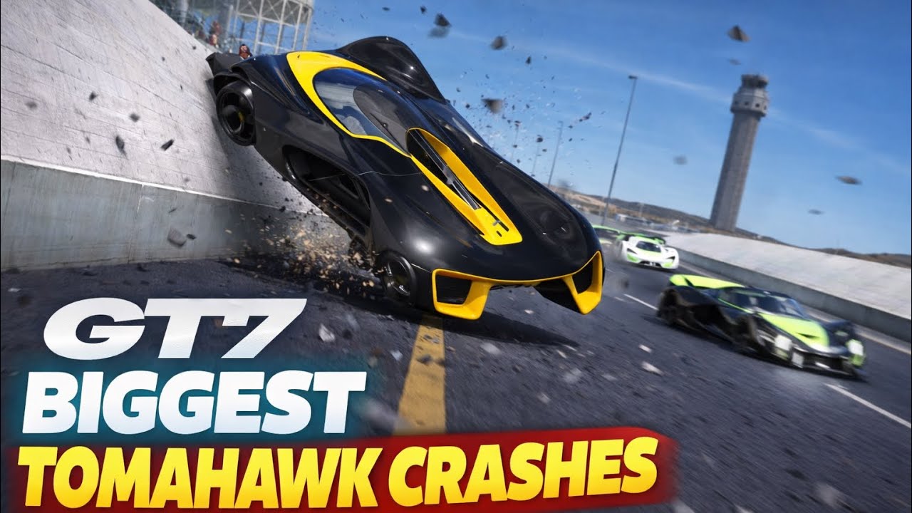Gran Turismo 7  Biggest Crashes Tomahawk – High-Speed Wrecks! #granturismo7 #gt7 #granturismo