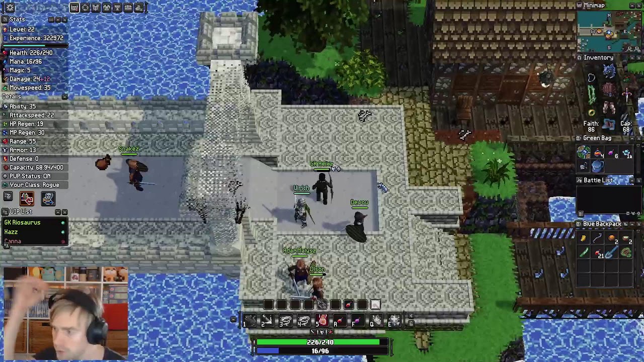 Lvl 20 Bow Rogue doing stuff