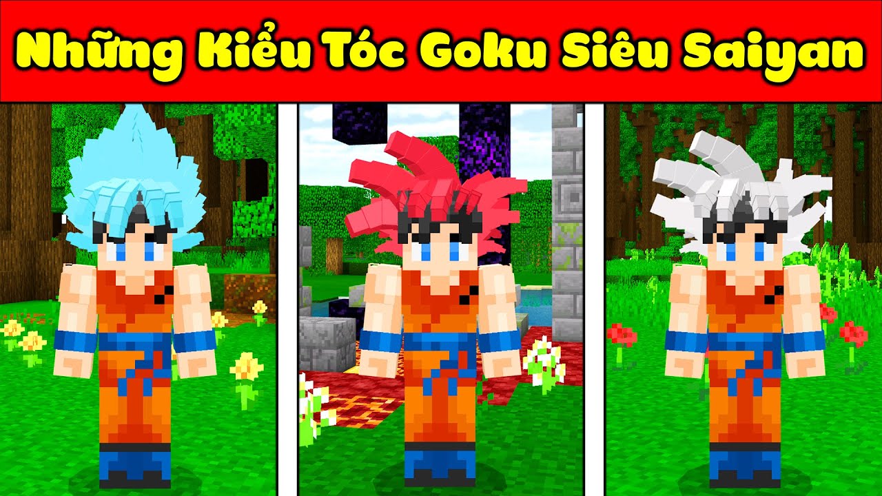 JAYGRAY SỞ HỮU THÀNH CÔNG NHỮNG KIỂU TÓC GOKU SIÊU SAIYAN CỰC MẠNH TRONG MINECRAFT*ĐẤM 1 CÁI LÀ CHẾT