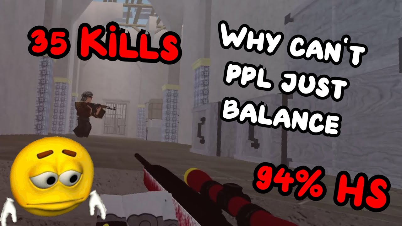 I Had To Carry 2 Teams With Scout In Roblox Counter Blox