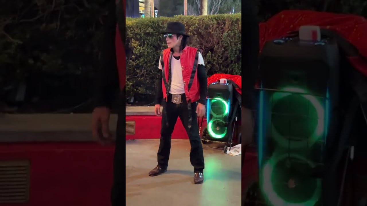 Exploring with Christine was live at Las Vegas Strip / Michael Jackson Impersonator & M&M’s Store 