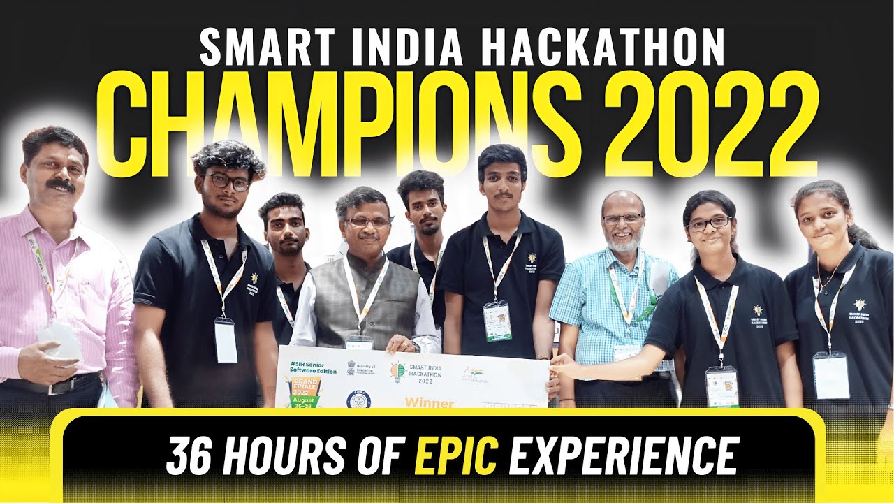 The EPIC Journey || Champions || Smart India Hackathon 2022 || 36 Hour Hack + Winning Moment || Vlog