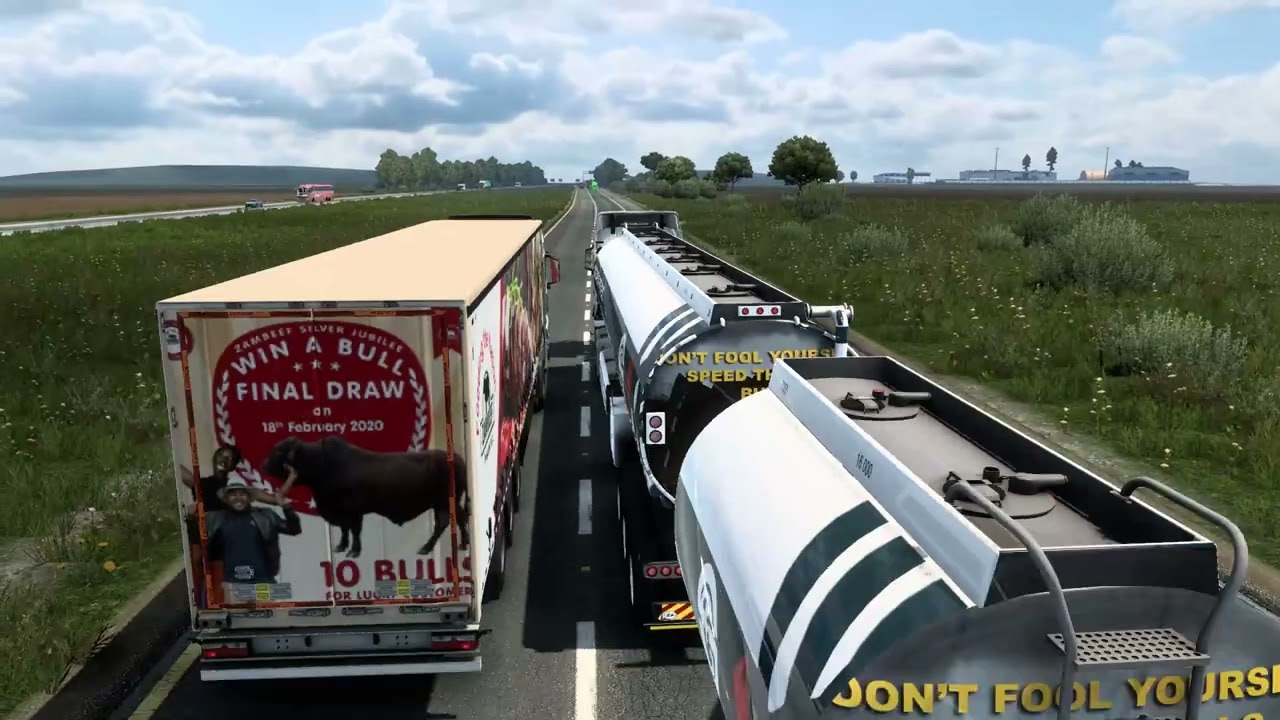 Euro Truck Simulator 2 Man TGX Bloemhof to Lesotho South Africa Part One