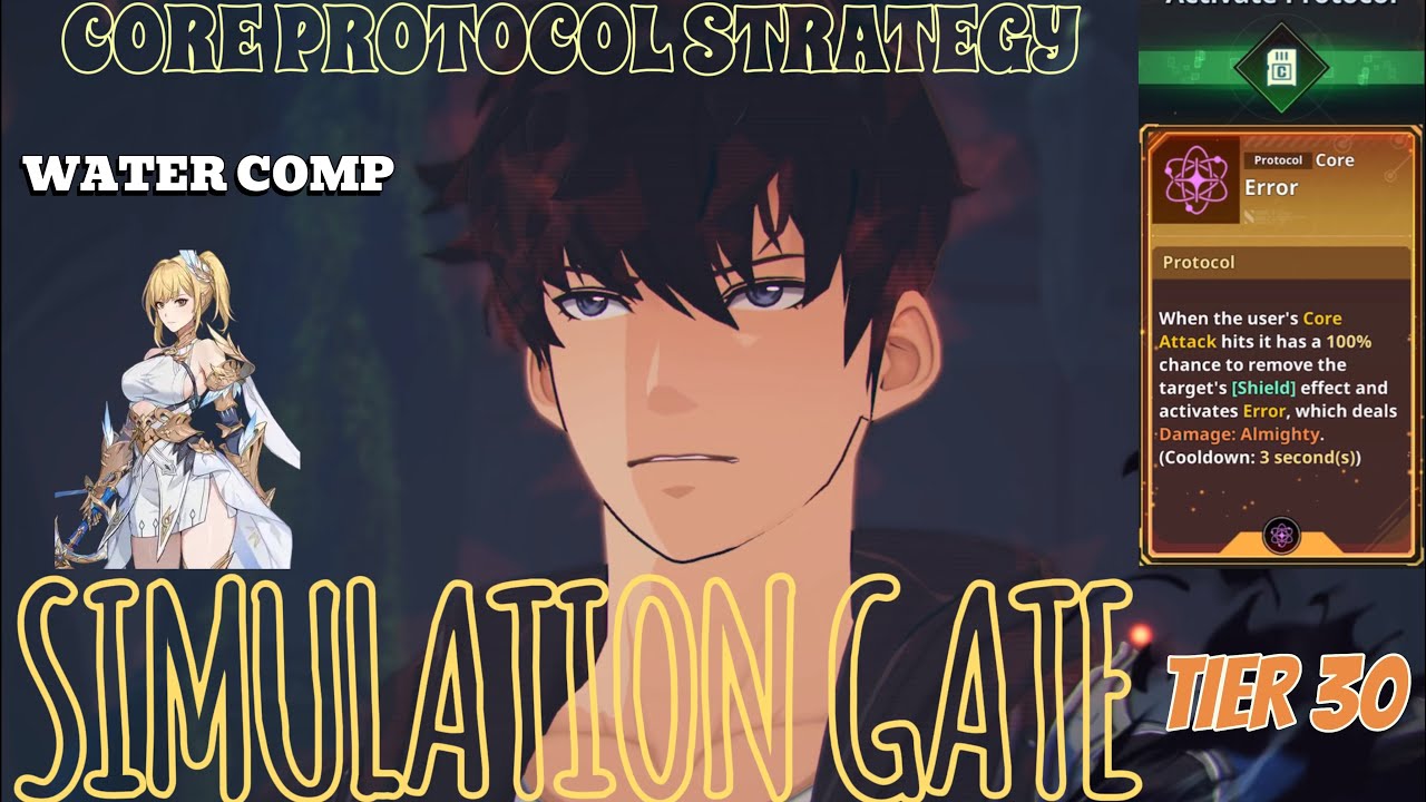Simulation Gate - Tier 30 - Core Protocol Strategy - Solo Leveling: ARISE