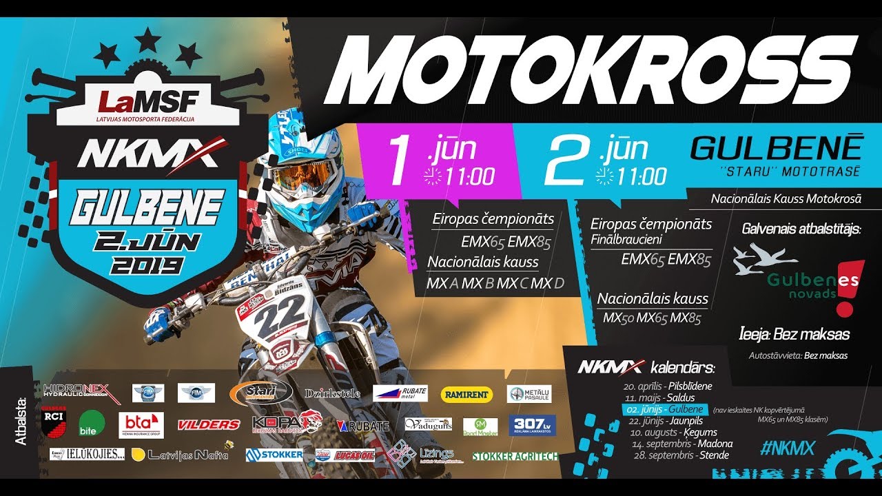 EČ EMX & NK 3. posms Gulbene 2.06.2019