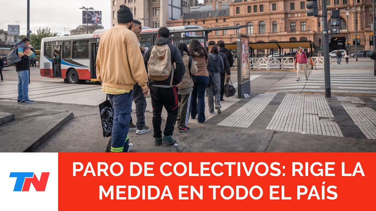 PARO NACIONAL DE COLECTIVOS: Los empresarios aseguraron que están 