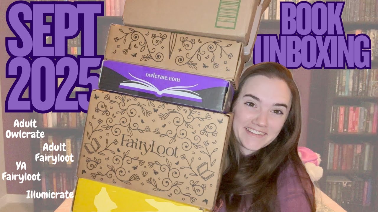 September 2025 Book Box Unboxing || 📚 Fairyloot, Illumicrate, and Owlcrate || Alchemised Unboxing