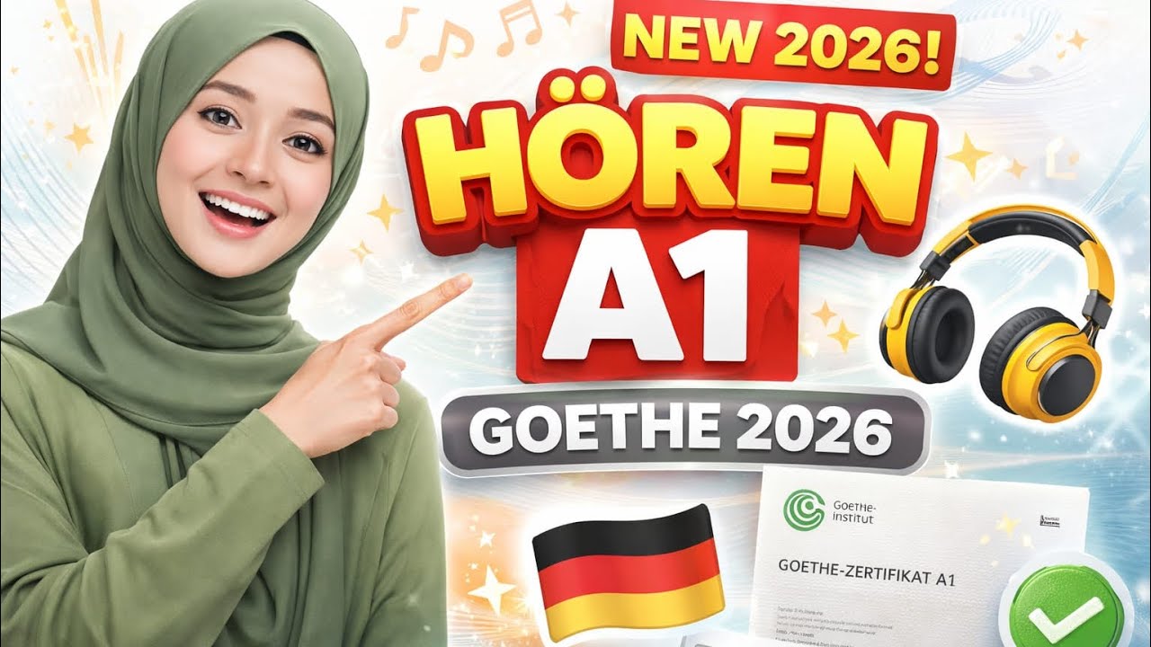 GOETHE A1 HÖREN 2026 ✅ | Complete Listening Practice with Answers