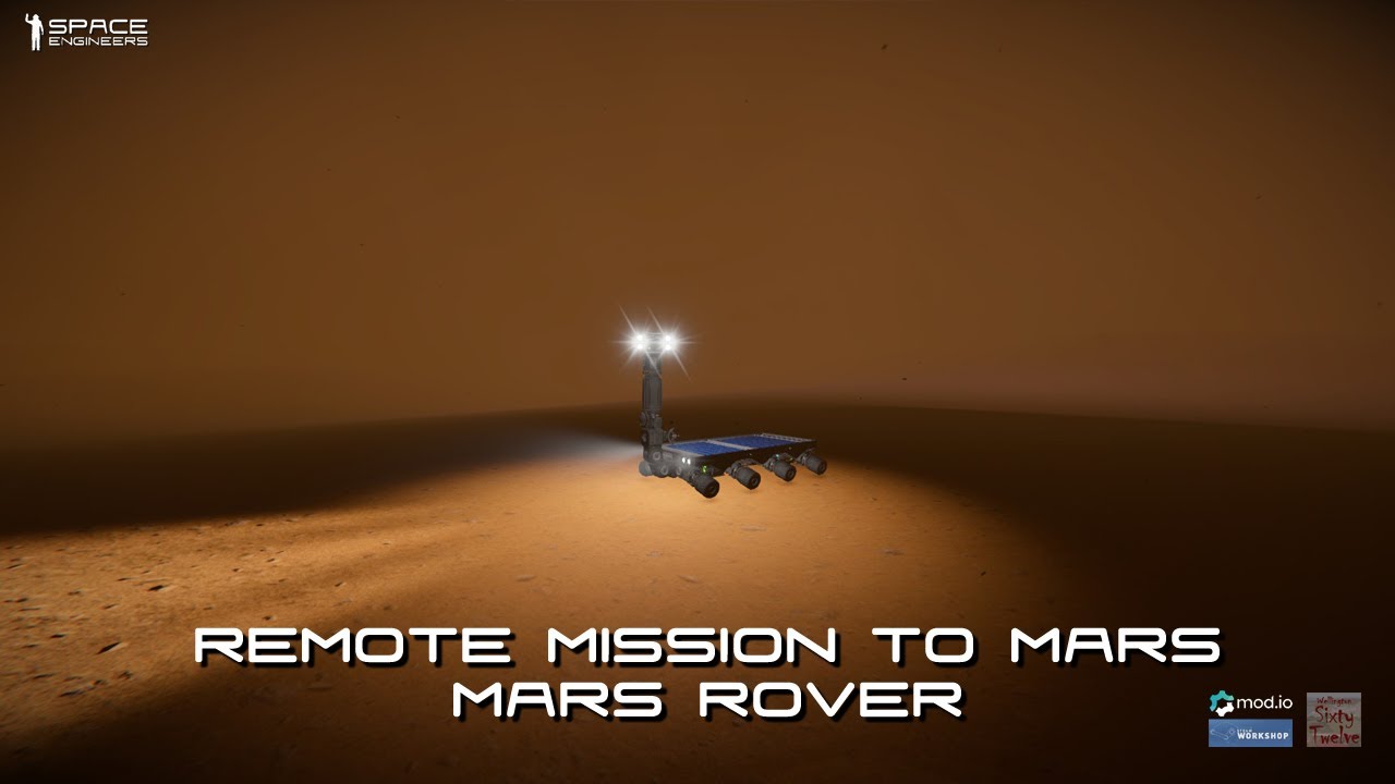 Remote Mission to Mars - Mars Rover (Space Engineers Cinematic)