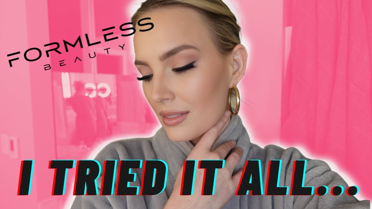 FORMLESS BEAUTY REVIEW! TRYING EVERYTHING FROM JENNY MCCARTHY'S NEW LINE!