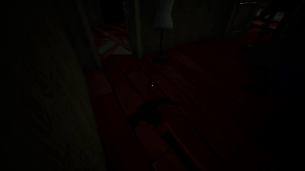 i found a glitch where the neighbor cant see me at all