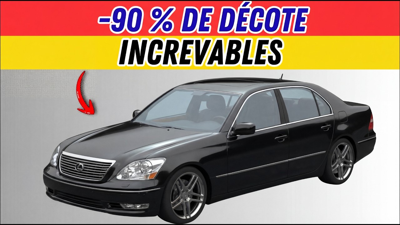8 voitures de luxe à prix cassés (-90 % mais quasi indestructibles)