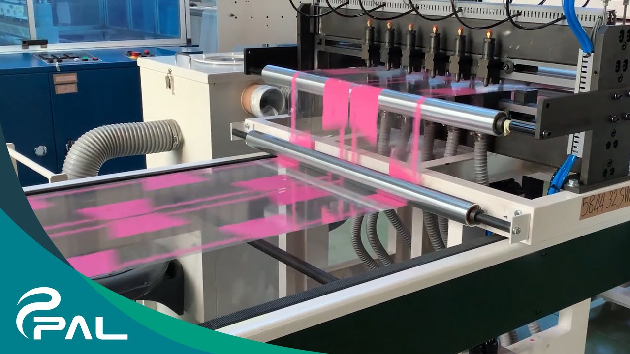 Flower Sleeve Bag Making Machine with Continue Hole Punch in Line - Plas Alliance Ltd.