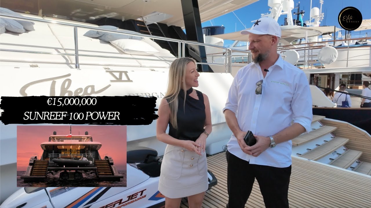 Tour €15,000,000 Sunreef Power 100 at Monaco Yacht Show 2024