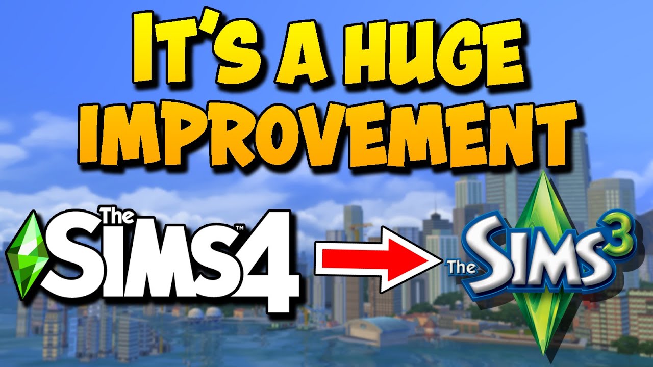 Почему эта игра лучше — ОГРОМНЫЕ различия между Sims 3 и 4