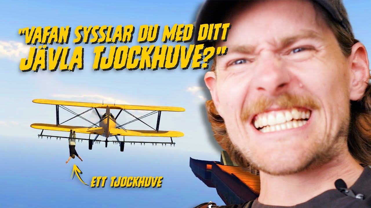 En SAMMANBITEN Danny skäller ut folk i GTA V