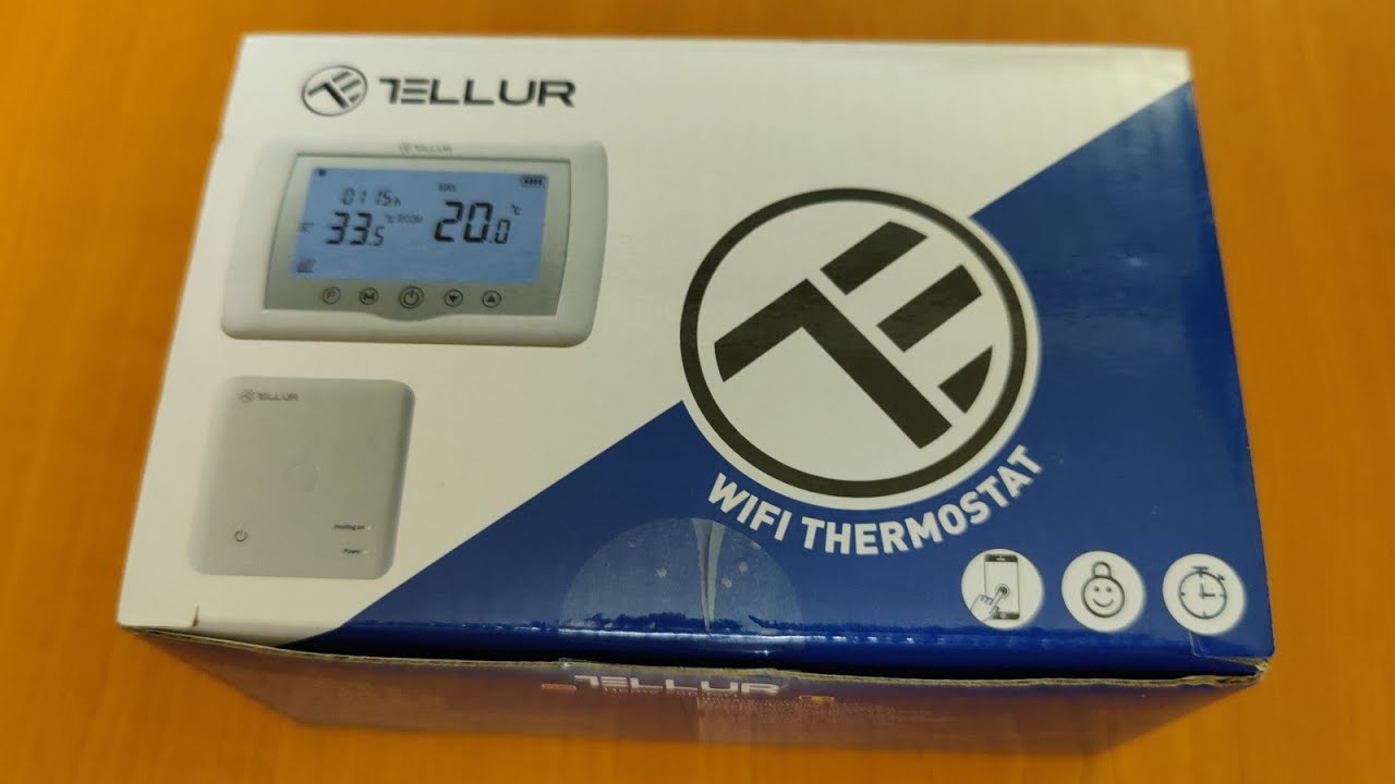 Termostat Smart Tellur WiFi, pentru centrala cu Gaz