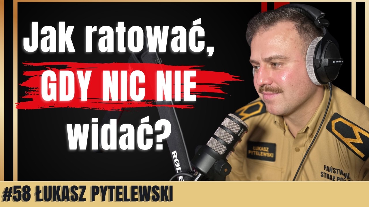 Strażak-nurek o poszukiwaniach pod wodą i presji czasu - Łukasz Pytelewski