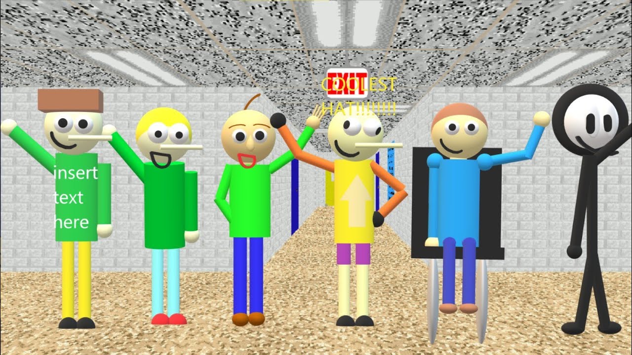 Bite but Baldi, That Cool Modder Guy,Cluelessdude123,Sticky,Og Dave and Garrett sings it