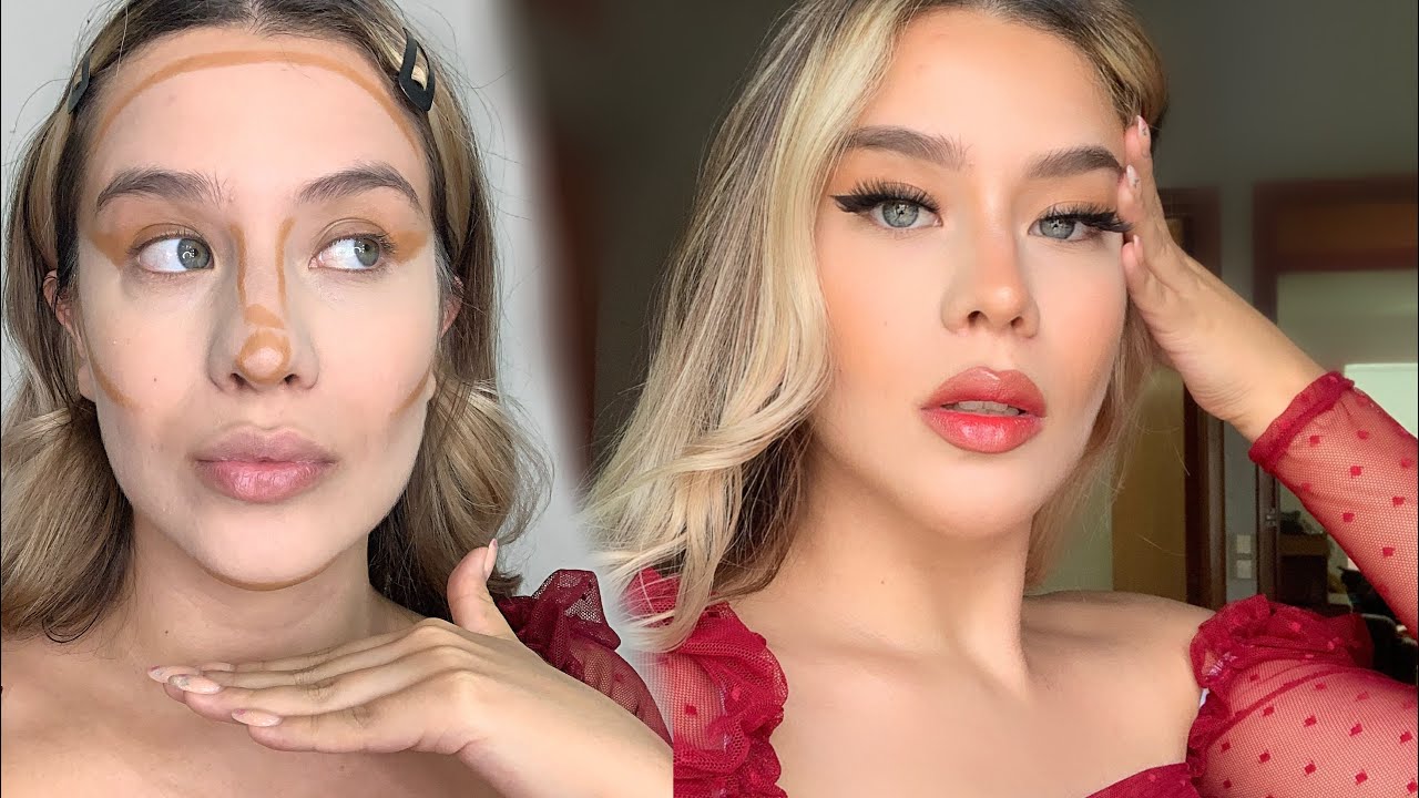 TRANSFORMATE AMIX!! tutorial de como contornear tu rostro efecto FOXY  mas chismecito