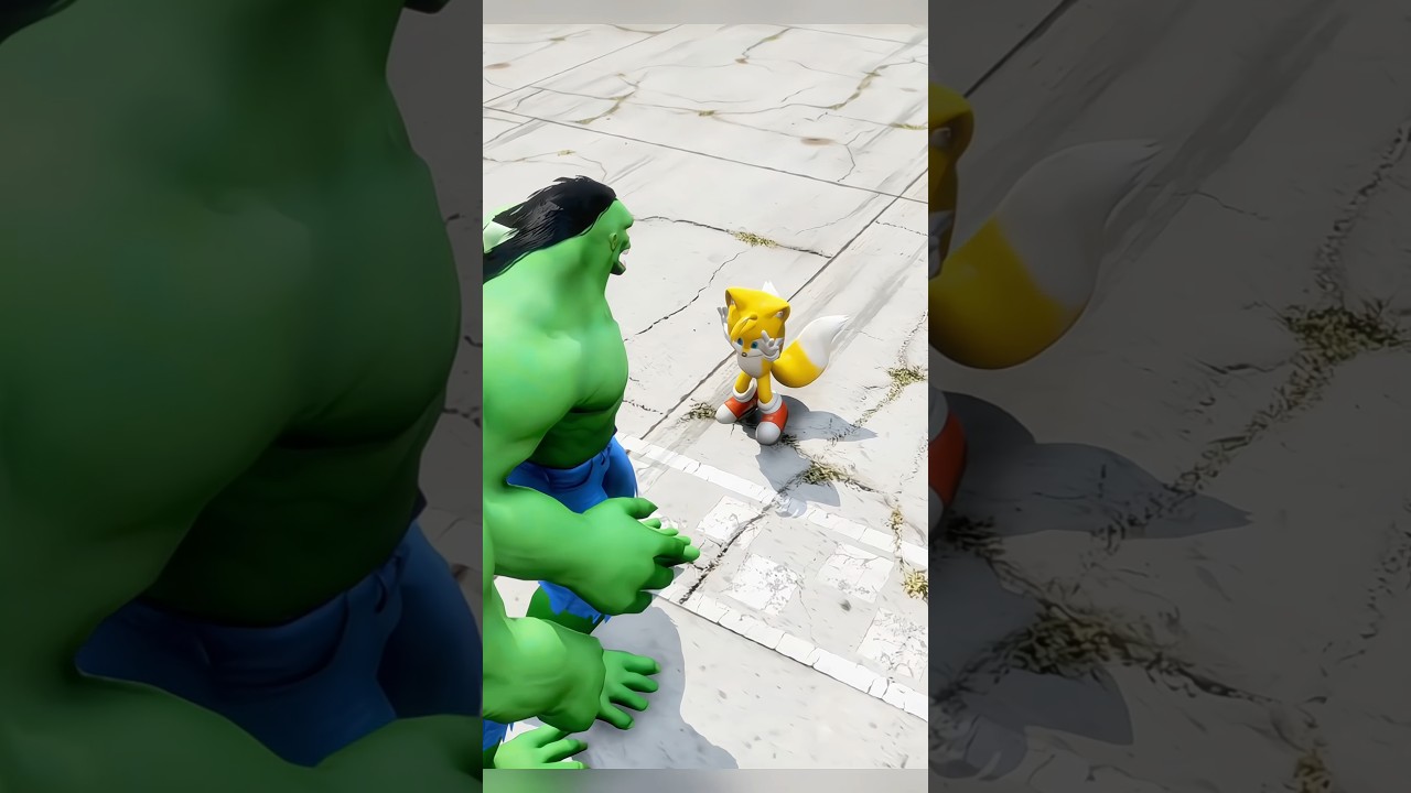 Wszystkie wersje Sonic kontra Hulk 2099: Bitwa o jeden hit: kto jest najsilniejszy | #Shorts | #gta5