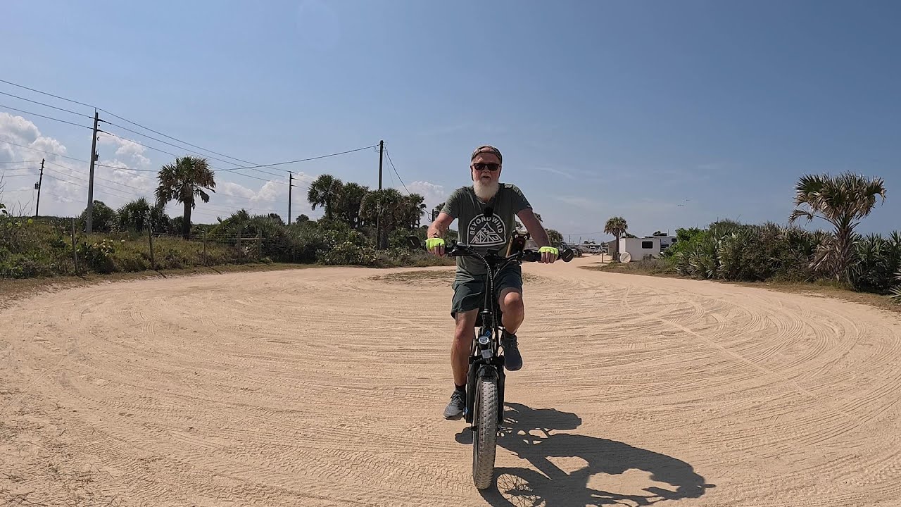 Gamble Rogers State Park at Flagler Beach on the Lectric XP 3.0 - Camping in the Sienna Minivan