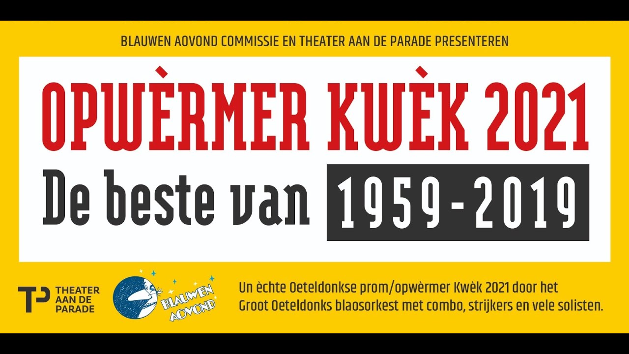 Ode aan zestig jaar Kwekfestijn