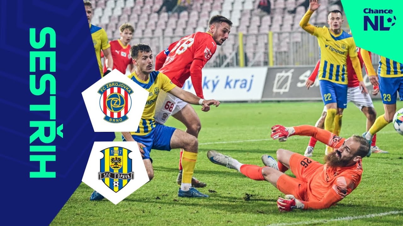 FC Zbrojovka Brno - Slezský FC Opava | 2:2 | 9. 11. 2024 | HIGHLIGHTS