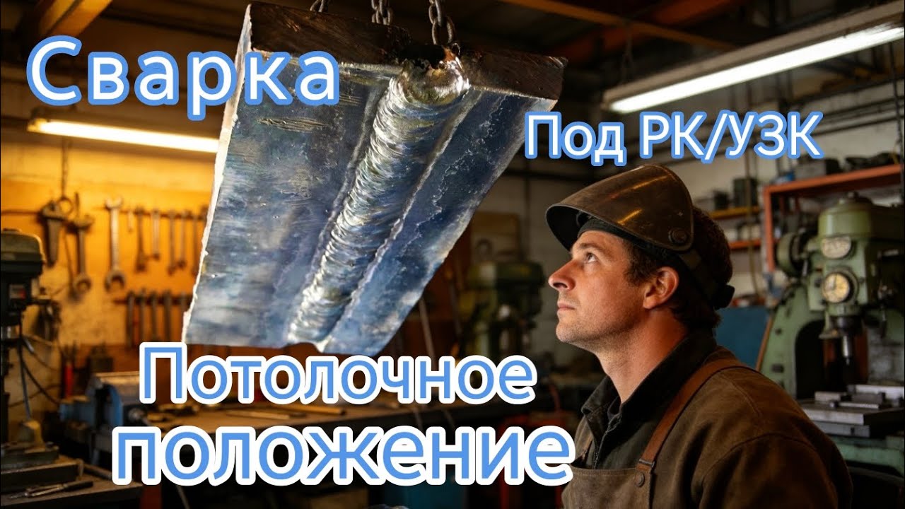 Сварка пластин под РК, УЗК в потолочном положении. Объясняю нюансы. Сварка НЕ для начинающих. 