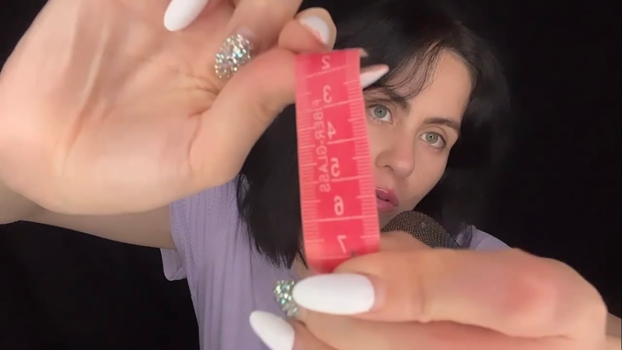 Asmr Tomando tus medidas de la cara / Asmr Masajes Faciales