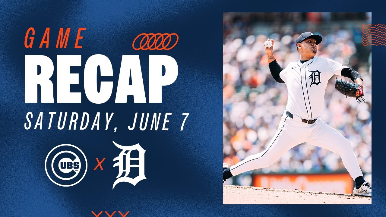 Tigers vs Cubs Highlights | 6/7/25
