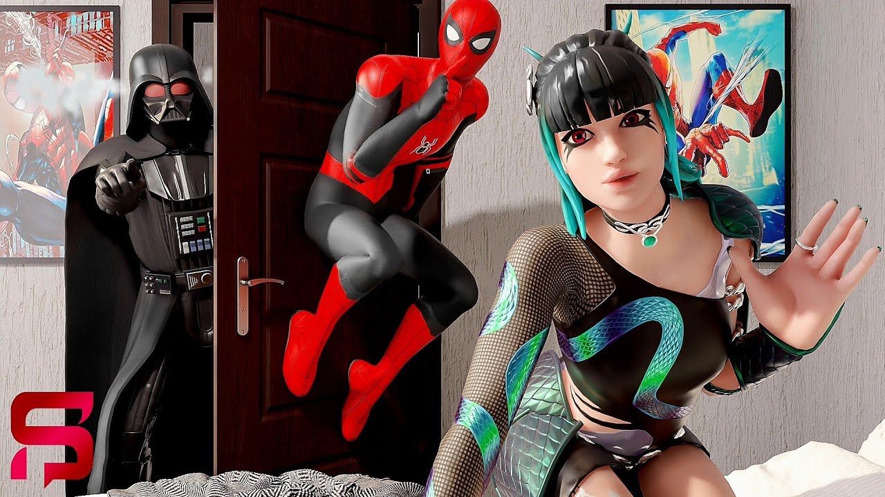 Darth Vader's IS GROUNDED for FALLING IN LOVE with Spider-Man.... Fortnite