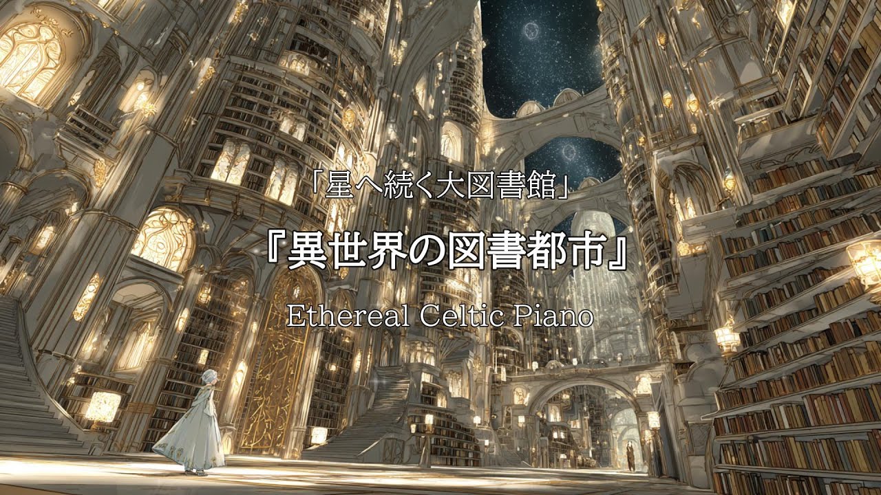 【作業用BGM】「星へ続く大図書館 ― ケルトピアノBGM」【癒し|リラックス】散歩 | 読書 |勉強 | 瞑想