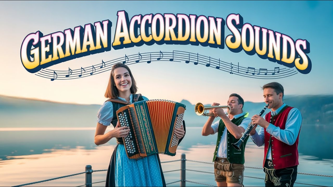 German Accordion Sounds 💃 Oktoberfest Bavarian Folk Dance Collection 🪗👏