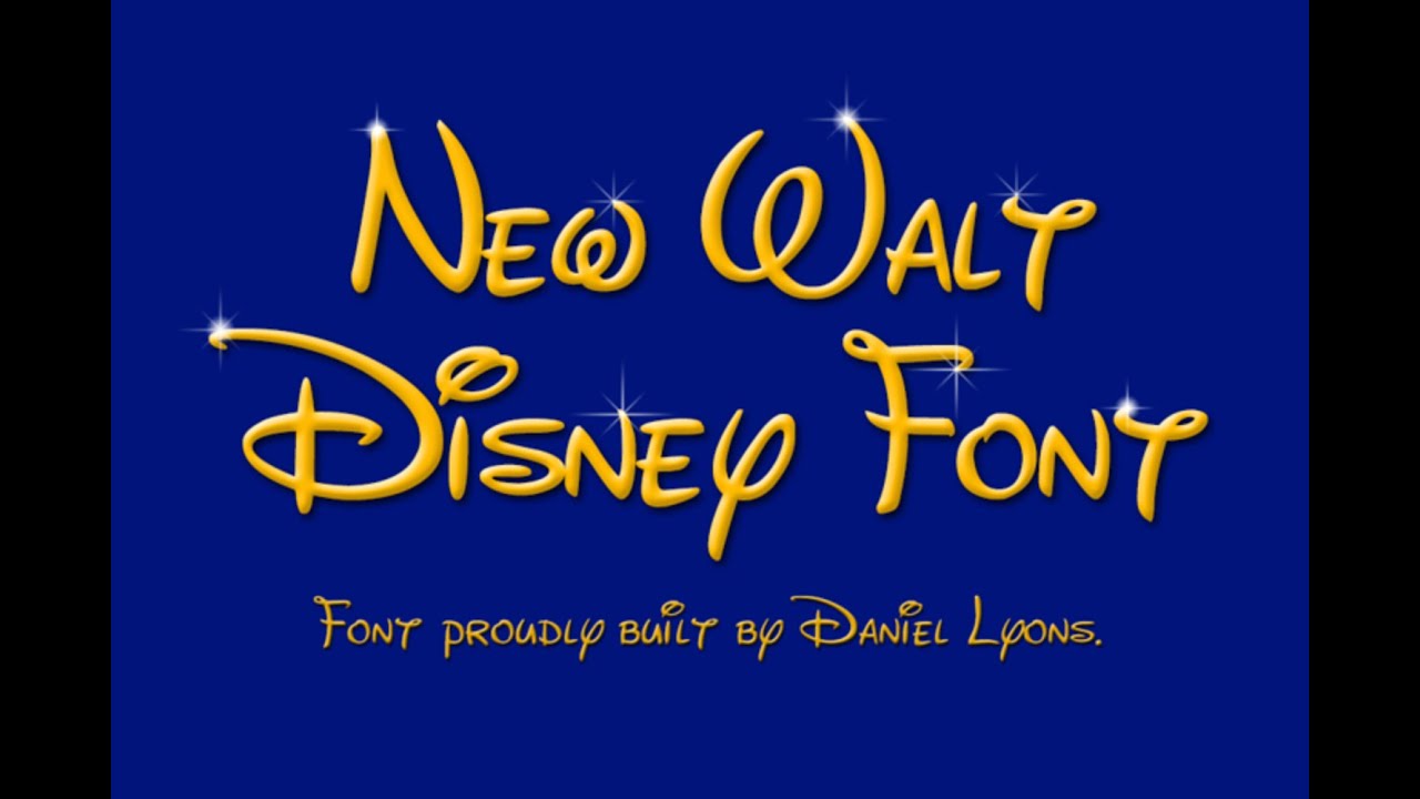 A Brief History of the Waltograph Disney Typeface