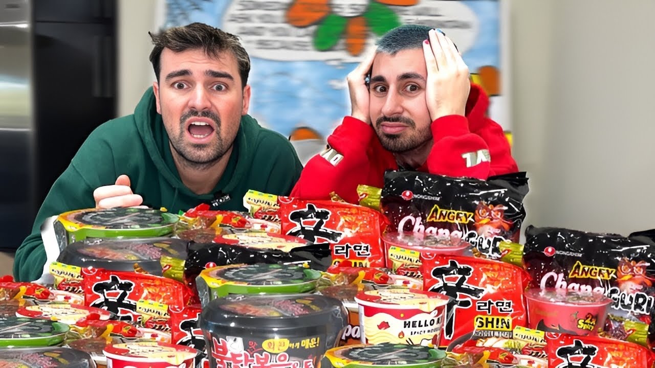 WE TRIED EVERY SPICY NOODLE IN THE WORLD