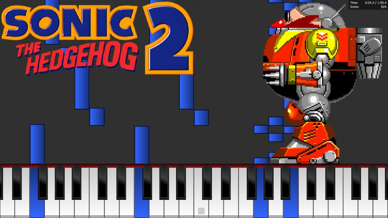 Final Boss Theme - Sonic 2 (Piano Tutorial)