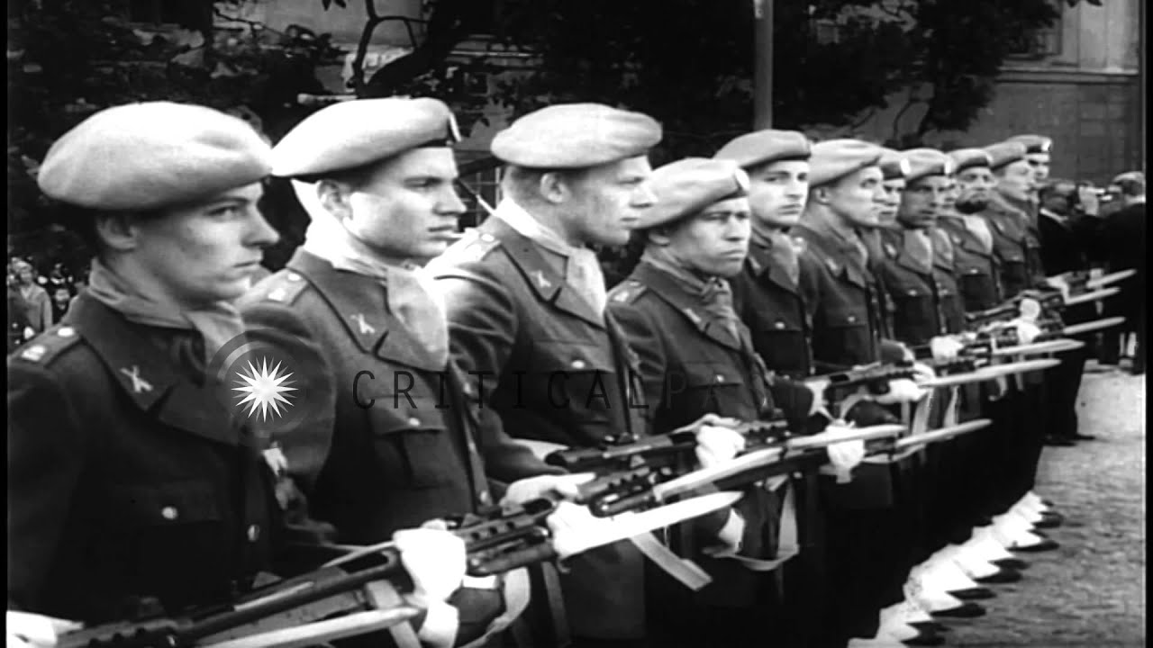 Funeral rites of Dag Hammarskjold, former Secretary General of United Nations in ...HD Stock Footage