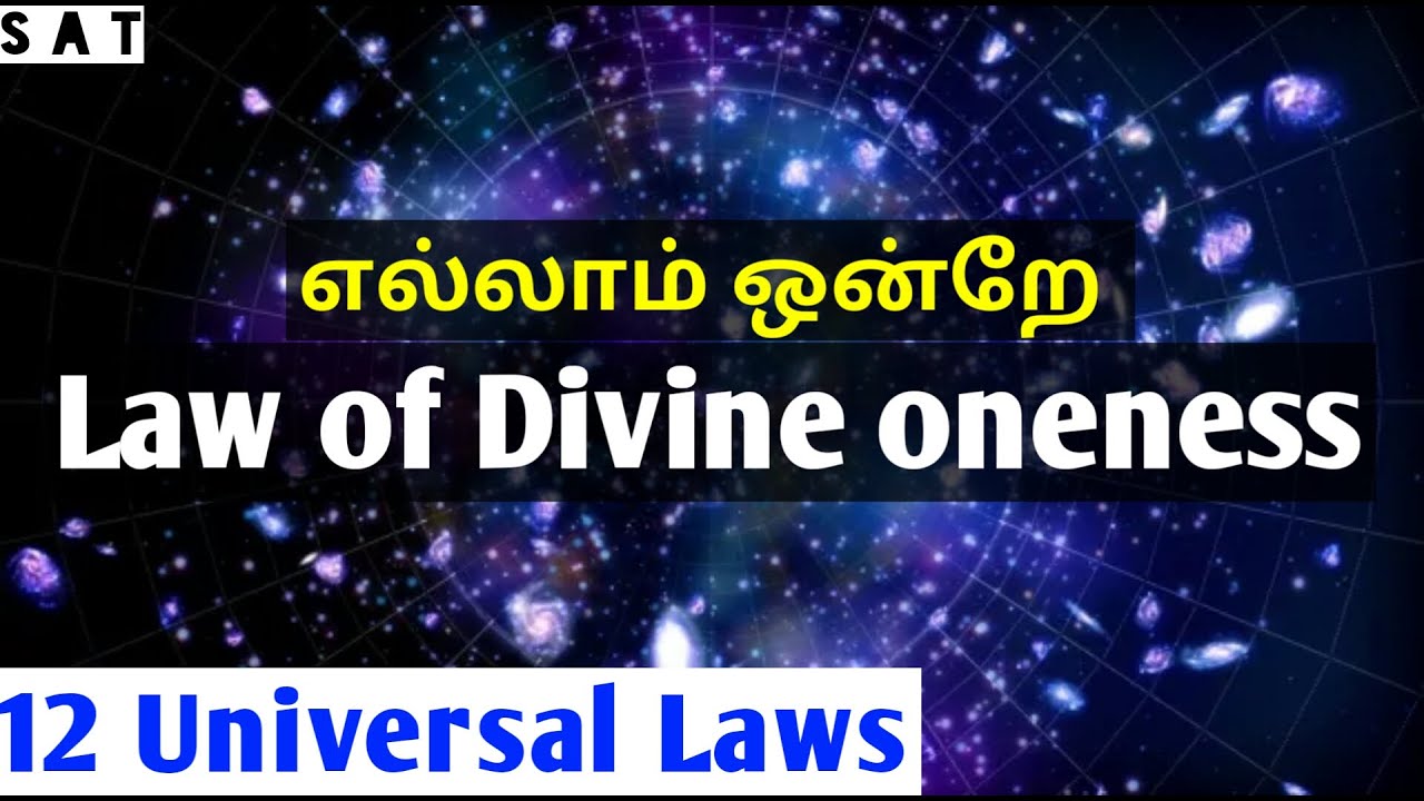 Law of Divine oneness | 12 Universal laws | Tamil | எல்லாம் ஒன்றே |பிரபஞ்ச விதி |Skills active tamil