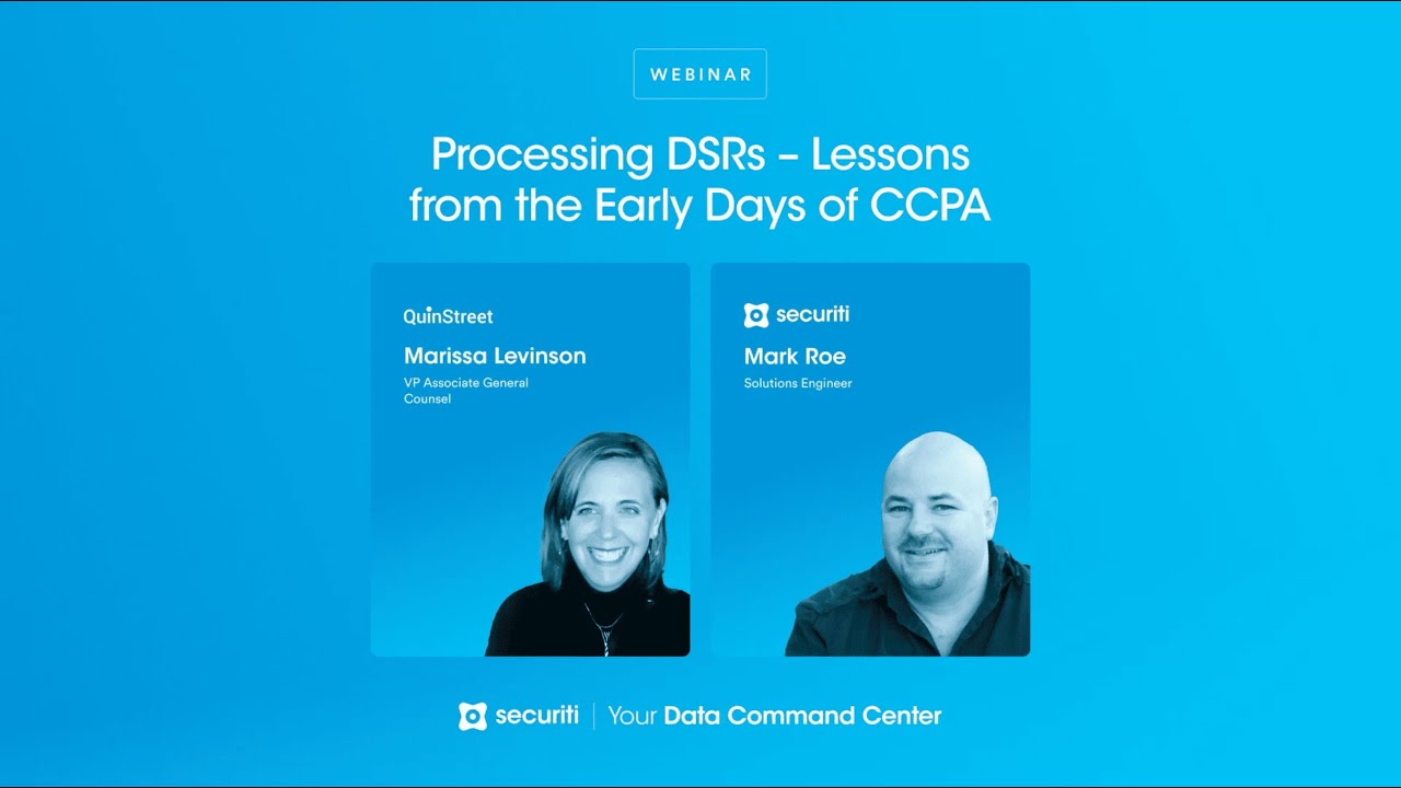 Real-World Insights on CCPA DSR Processing and Compliance