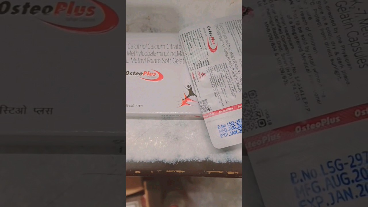OSTEOPLUS CAP #calcium #medsol#youtuber #viral #shorts
