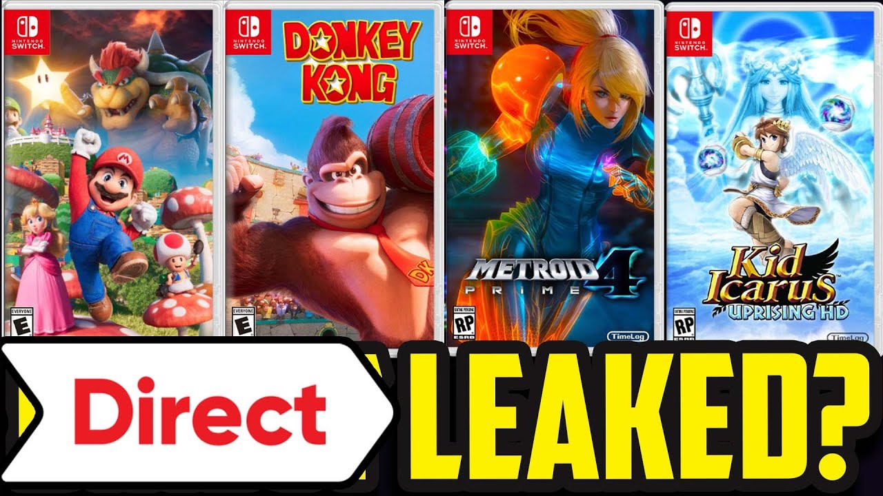 Did Nintendo's Entire 2023/2024 Year Just LEAK?  Super Mario, Donkey Kong, Metroid Prime & MORE?