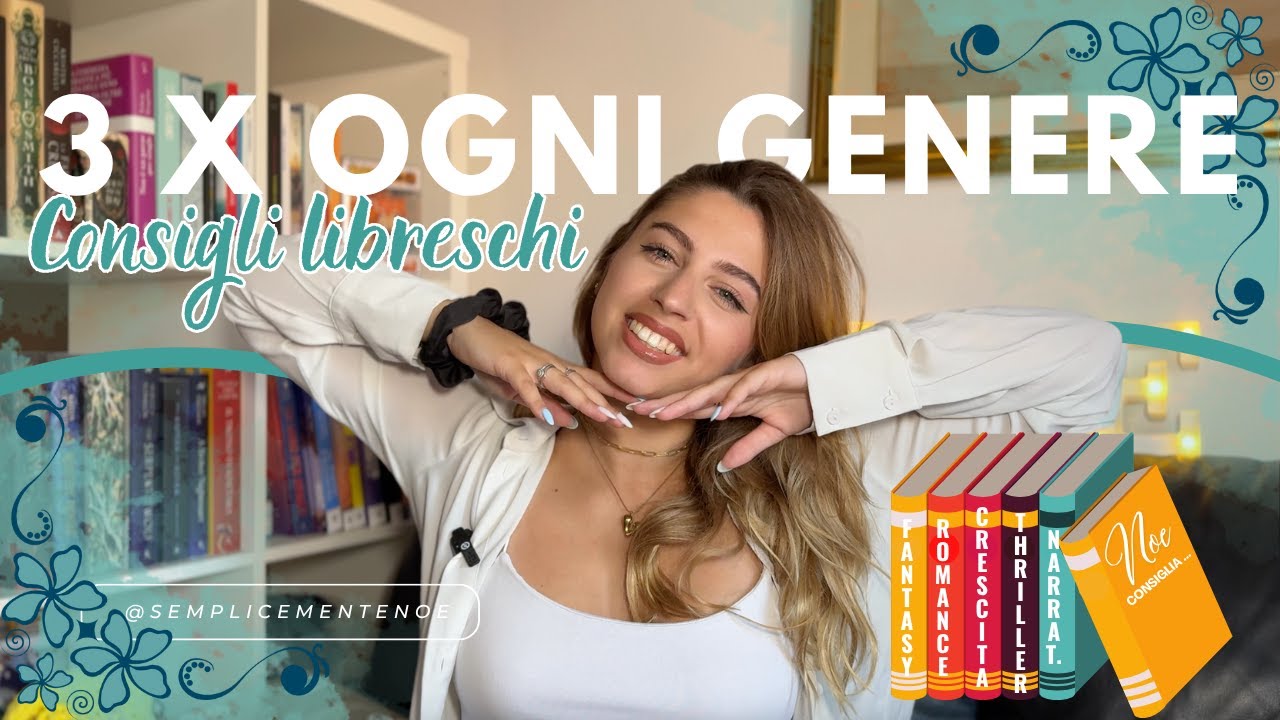 📚3 LIBRI PER OGNI GENERE - Consigli di lettura | Booktube