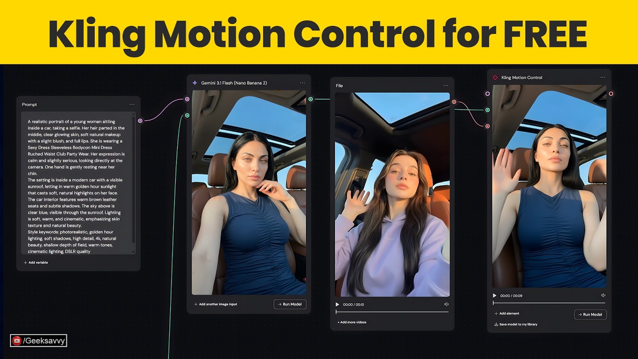 How to use Kling Motion Control for FREE?