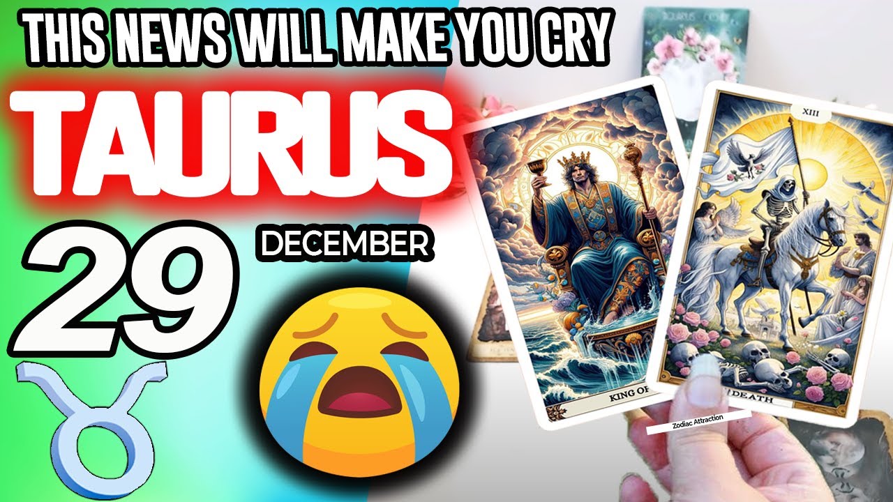 Taurus ♉🔞THIS NEWS WILL MAKE YOU CRY😭🆘 horoscope for today DECEMBER 29 2025 ♉ #taurus tarot DECEMBER
