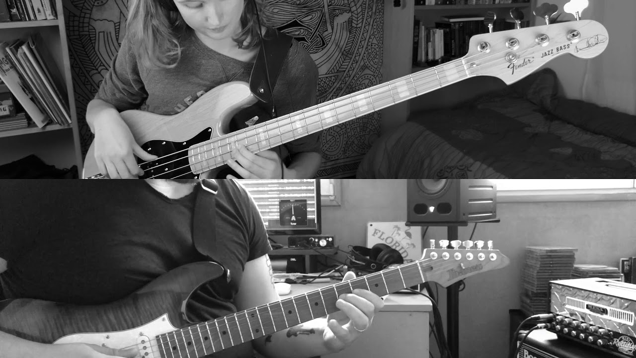 J.S. Bach Invention 4 in D Minor - Guitar & Bass Duet