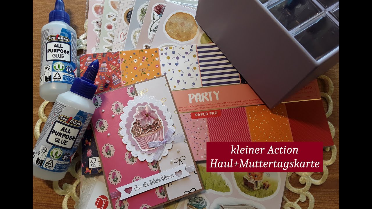 Kleiner Action Haul | Wir basteln eine Muttertagskarte zusammen❤