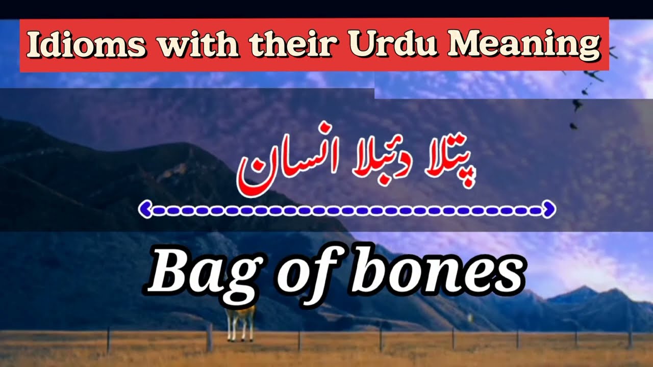 idioms with urdu meaning | best urdu idiom