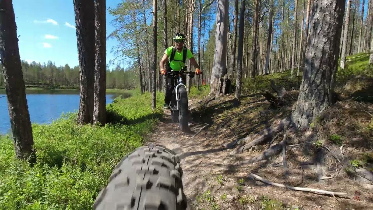 Hossan kansallispuisto, Sininen saavutus, MTB, läskipyörillä